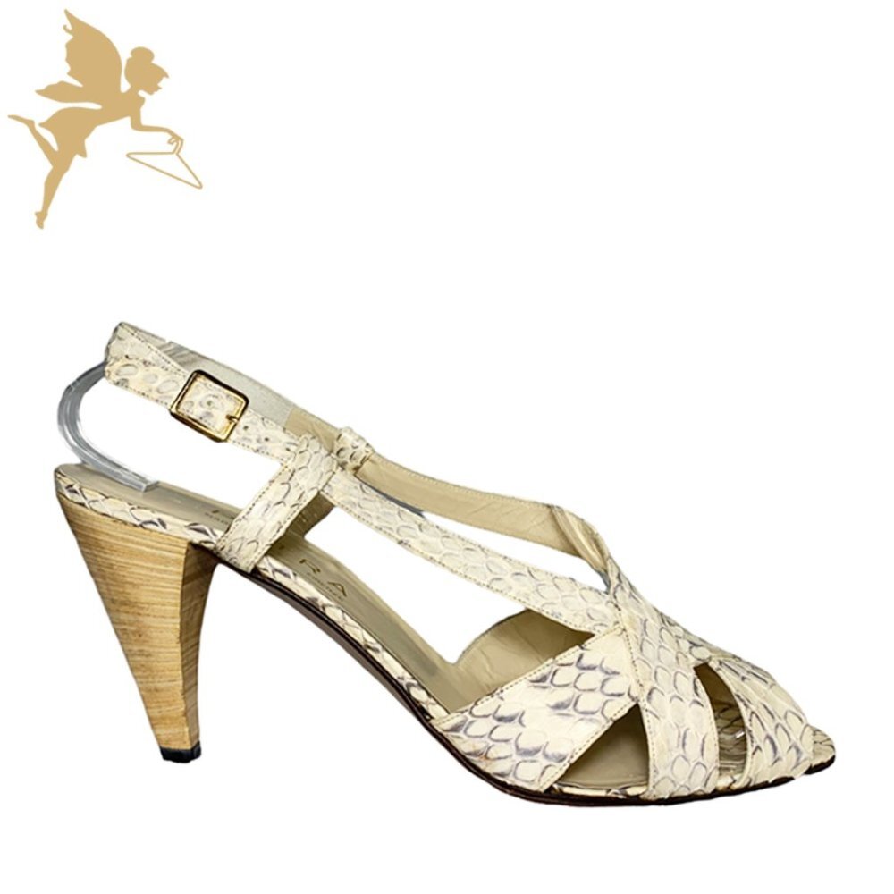 PETRA FIRENZE Snake Embossed Sandal